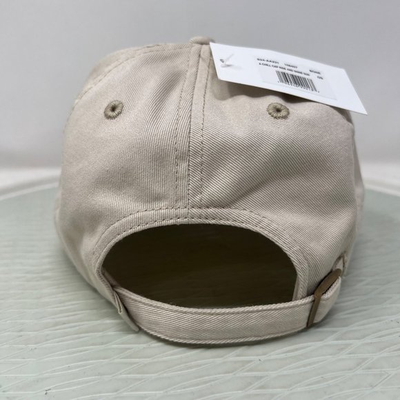 A Chill Cap Rise and Shine Sun Mens OS Strapback Cotton Cream Outdoor NEW - Picture 4 of 10